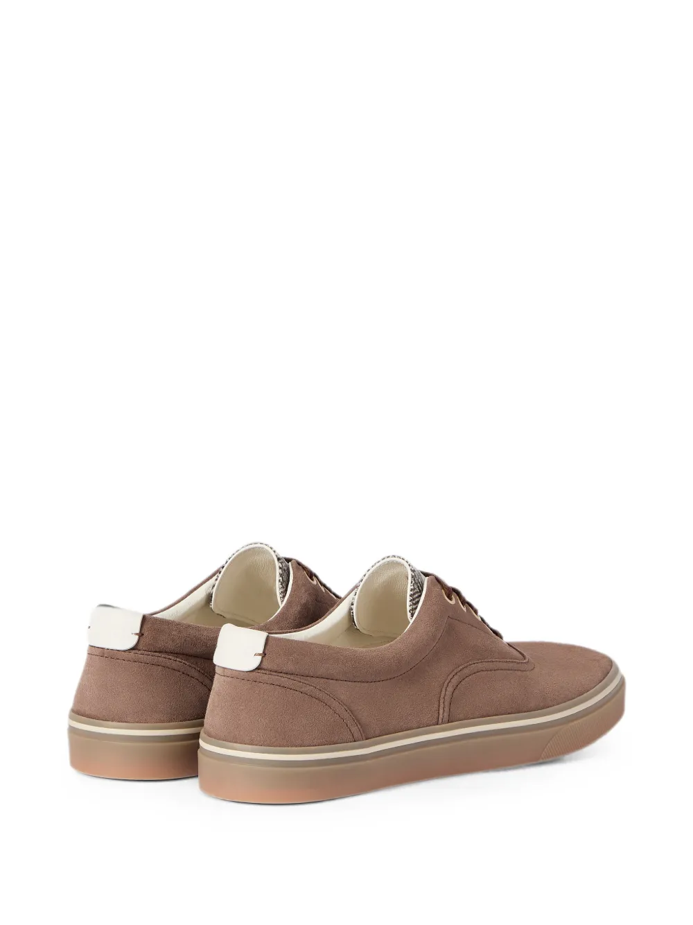Brunello Cucinelli Suède sneakers Bruin