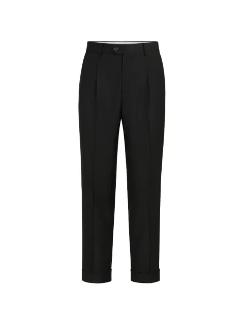 Brunello Cucinelli Super 150s virgin wool four season batavia trousers with pleat