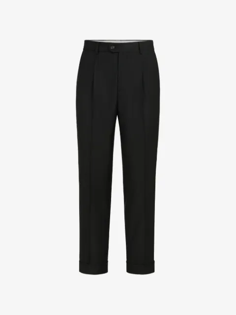 Brunello Cucinelli Super 150s virgin wool four season batavia trousers with pleat