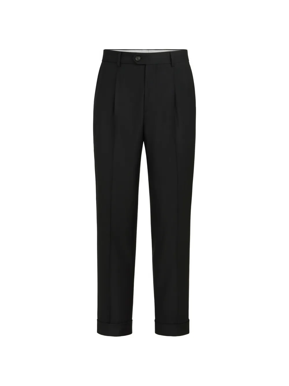 Brunello Cucinelli Super 150s virgin wool four season batavia trousers with pleat