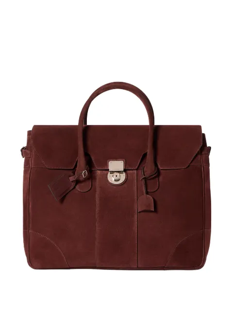 Brunello Cucinelli suede Boston bag