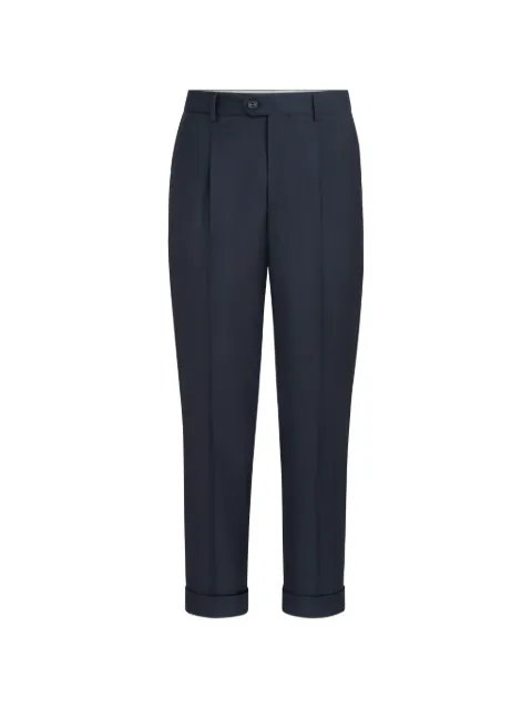 Brunello Cucinelli Super 150s virgin wool four season batavia trousers with pleat