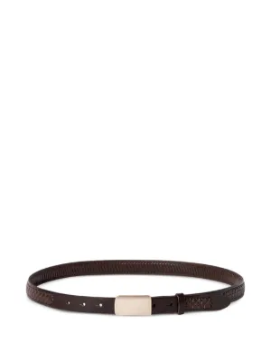 SAINT MXXXXXX HTC Narrow stud-embellished Belt | Black | FARFETCH