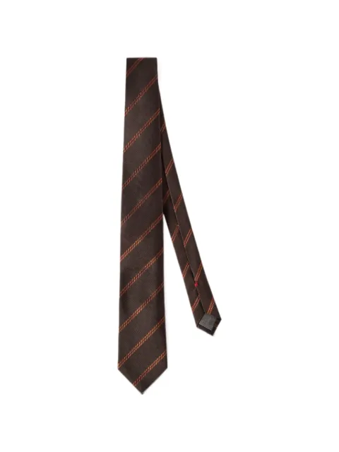 Brunello Cucinelli striped silk tie
