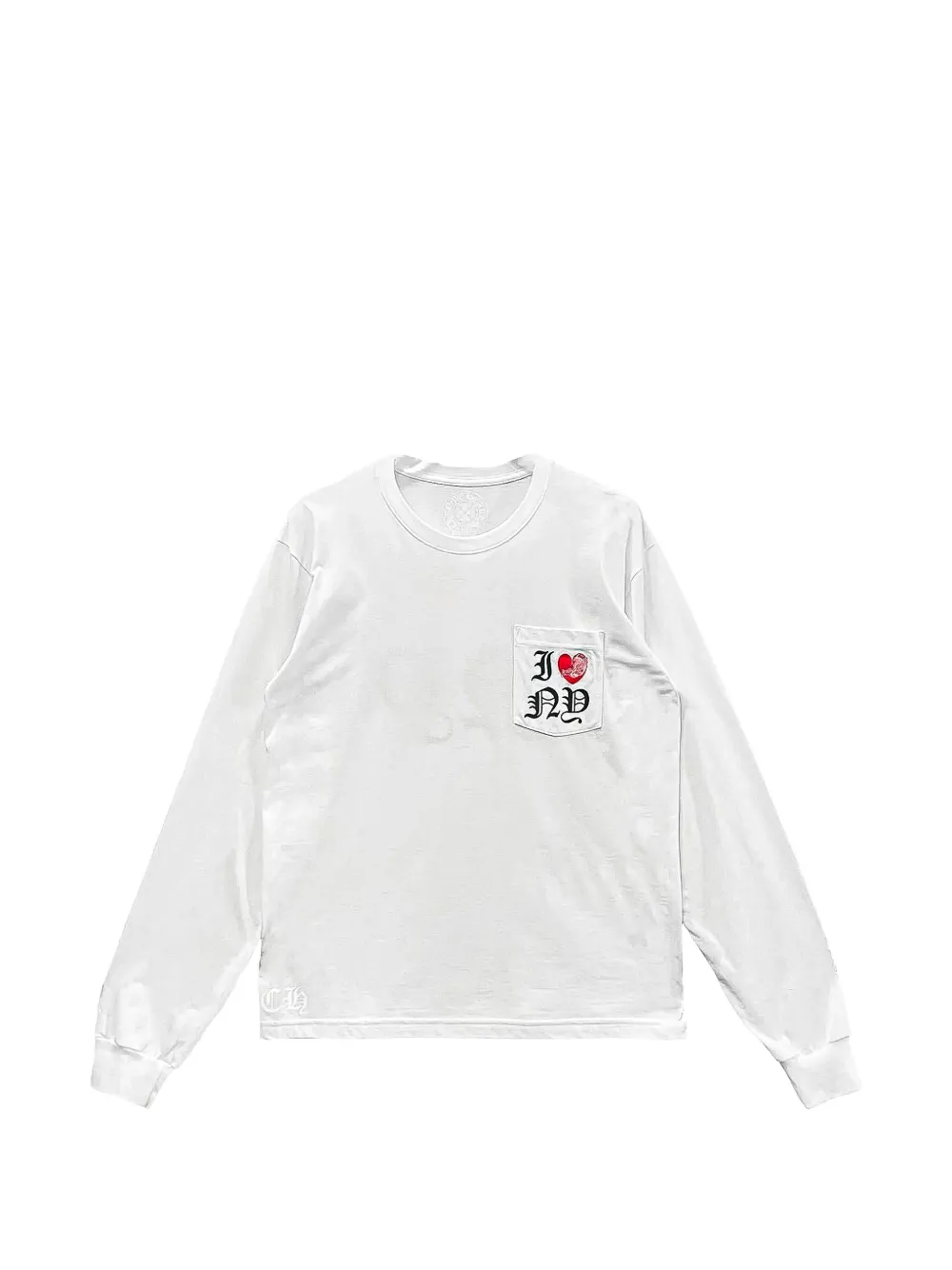 Chrome Hearts Vine Heart long-sleeve T-shirt - Bianco