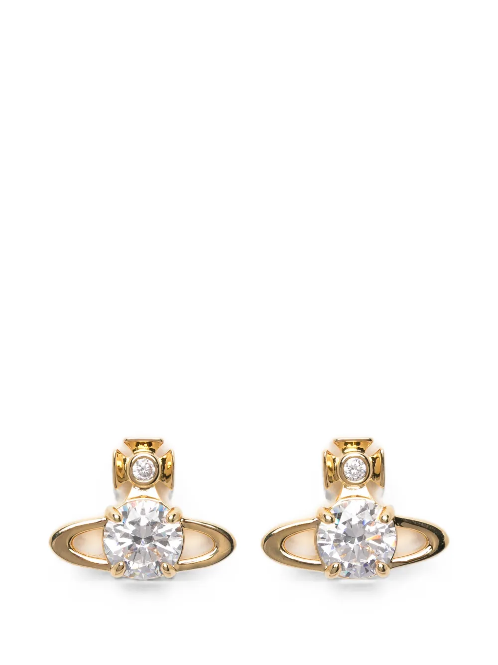 Vivienne Westwood Reina crystal-embellished earrings - Gold