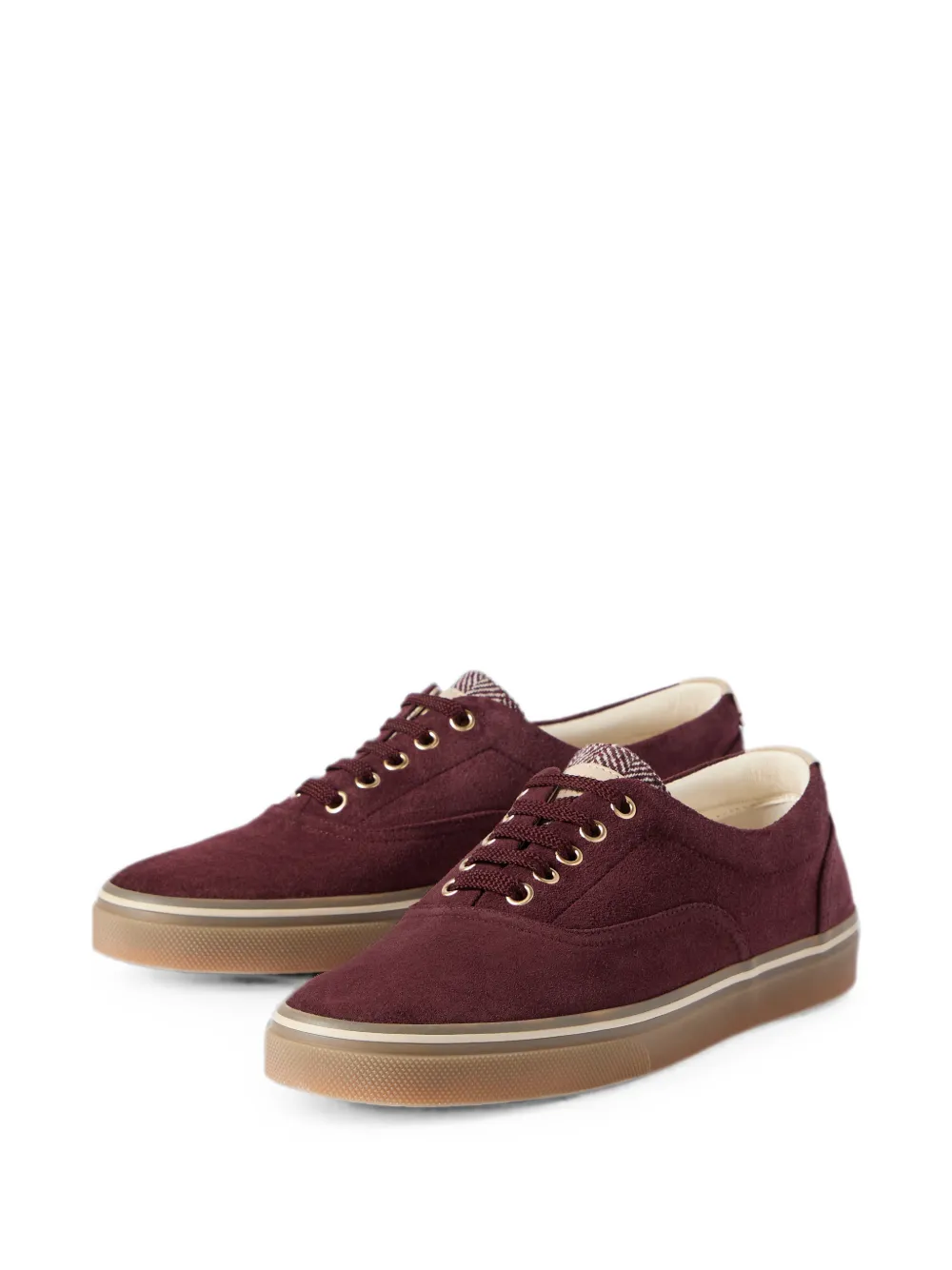 Brunello Cucinelli Suède sneakers Rood