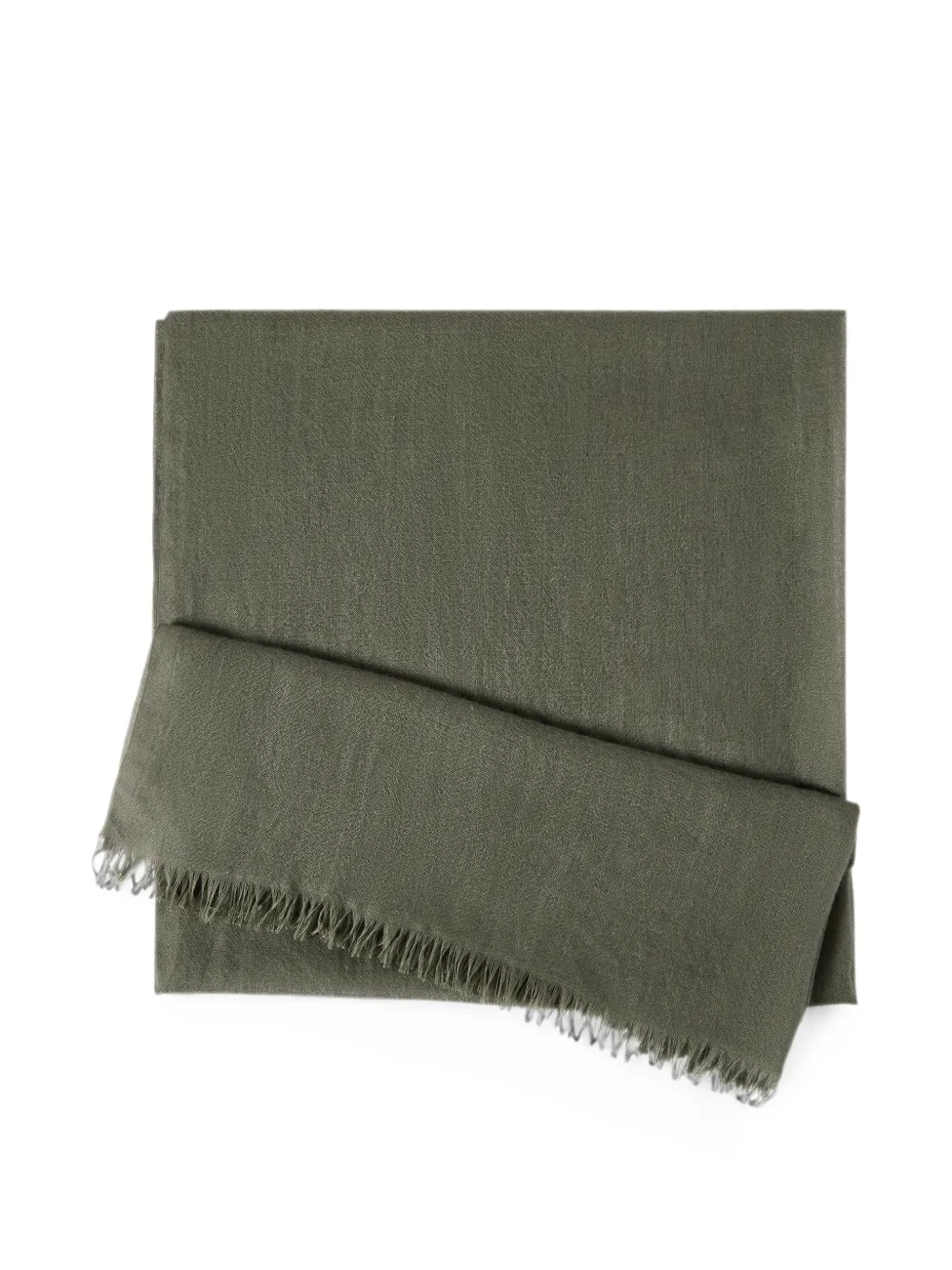Brunello Cucinelli cashmere and silk scarf - Grün