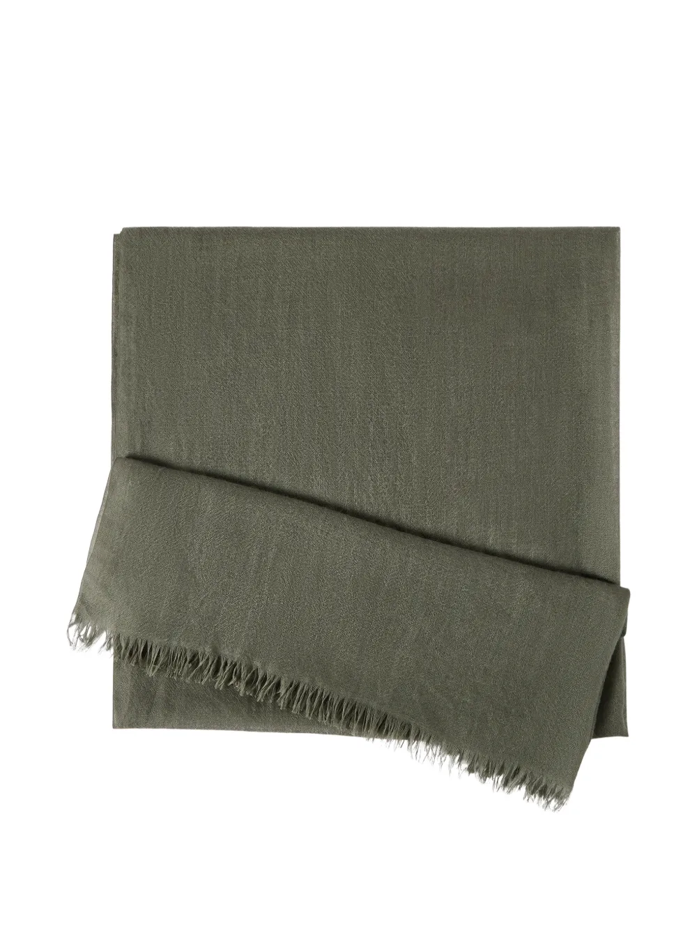 Brunello Cucinelli cashmere and silk scarf - Verde