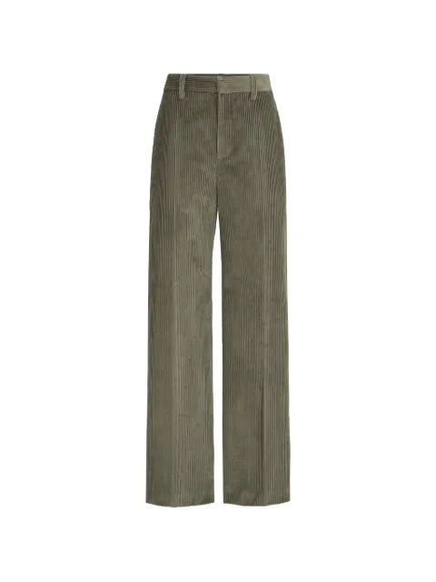 Brunello Cucinelli cotton corduroy loose trousers with Monili
