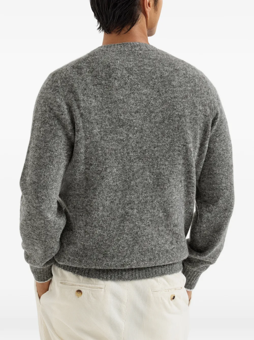 Brunello Cucinelli crew-neck sweater Grijs