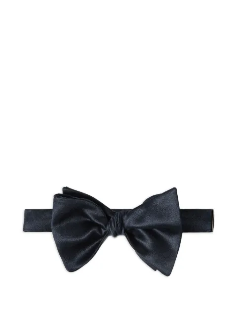 Brunello Cucinelli cotton and silk satin bow tie