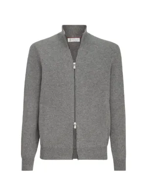 Brunello Cucinelli ショールカラーカーディガン | グレー | FARFETCH JP
