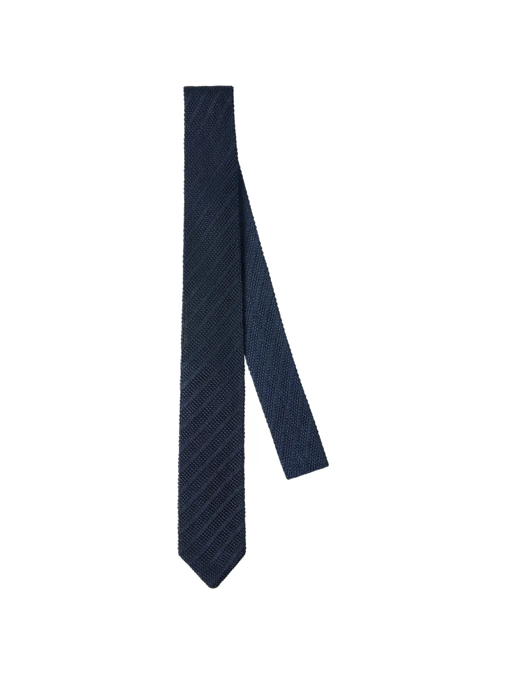 Brunello Cucinelli textured silk tie - Blu