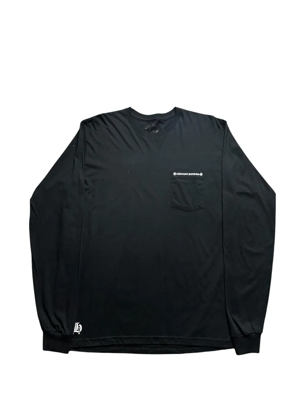 Chrome Hearts Made In Hollywood long-sleeve pocket T-shirt - Nero