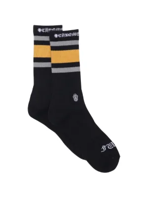 Chrome Hearts ロゴ 靴下 | ブラック | FARFETCH JP