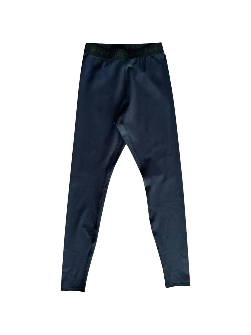 Chrome Hearts logo-waistband track pants - Blu