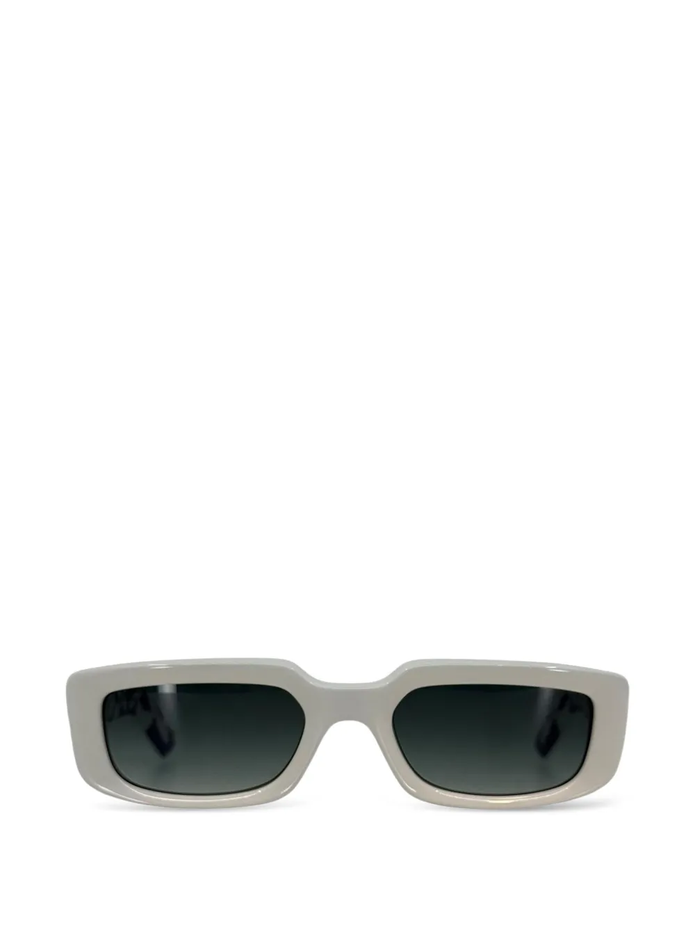 Chrome Hearts Zelda rectangle-frame sunglasses - White