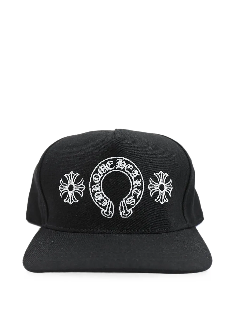 Chrome Hearts horseshoe-embroidered baseball hat - Nero