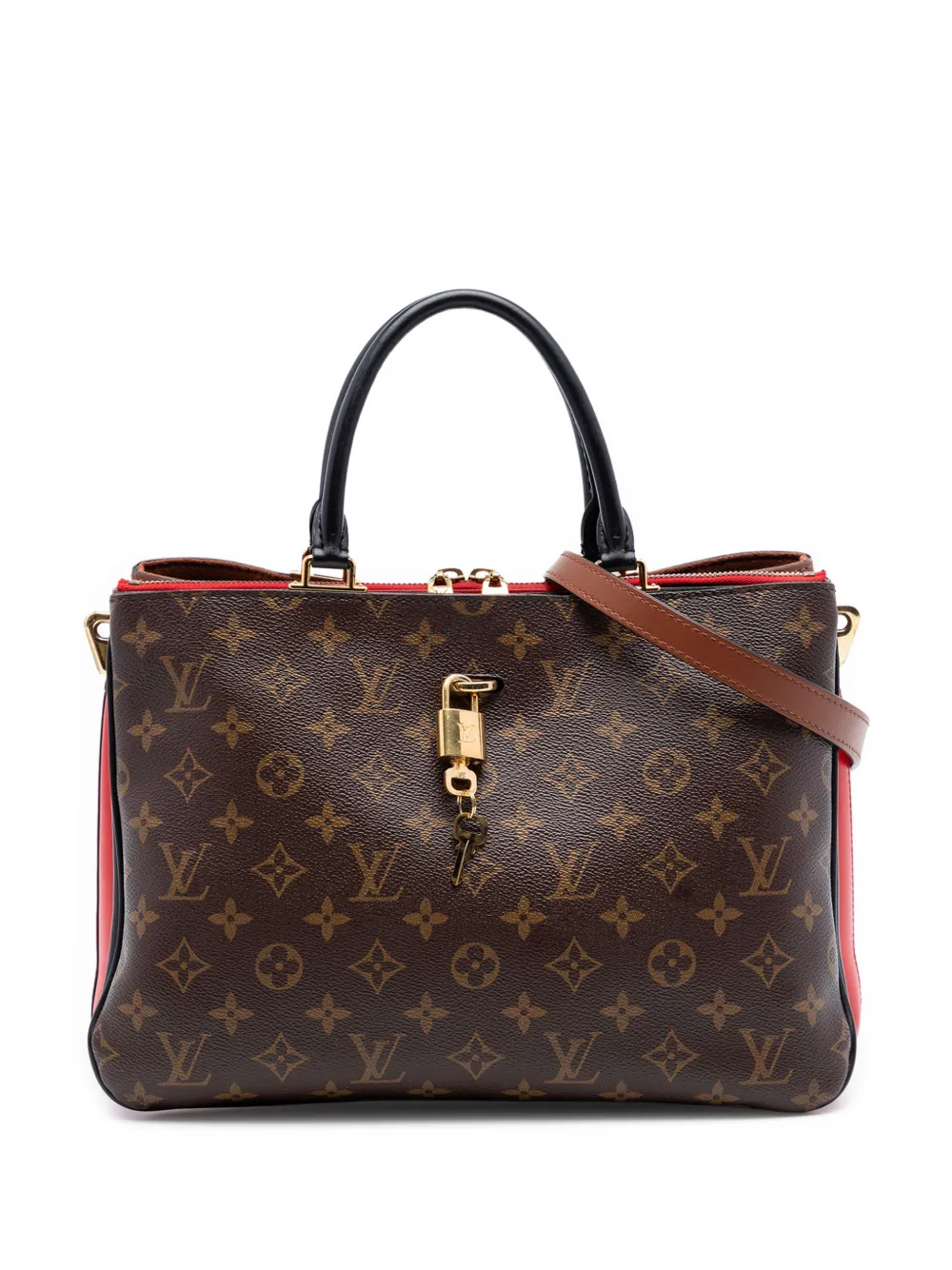 Louis Vuitton Pre-Owned 2018 Monogram Millefeuille satchel - Marrone