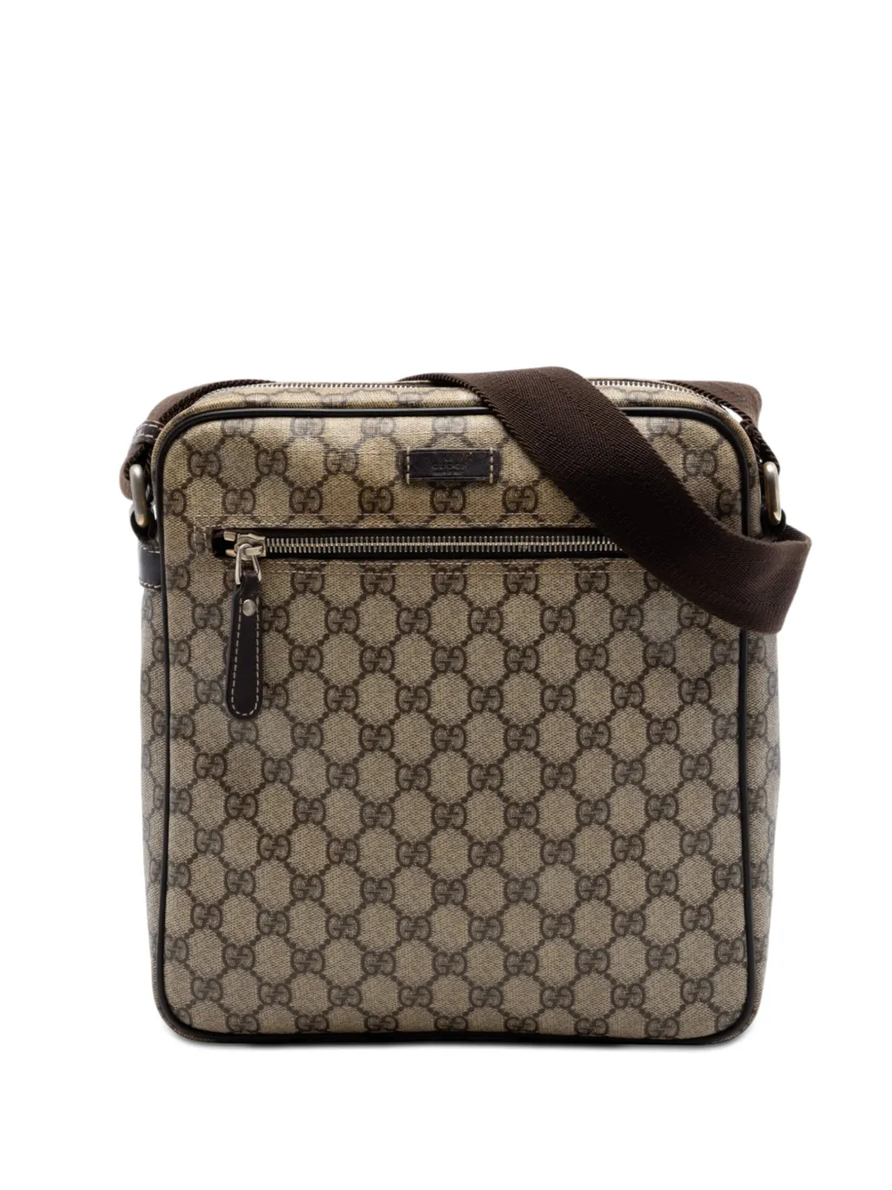 Gucci Pre-Owned 2016-2026 GG Supreme crossbody bag - Neutrals