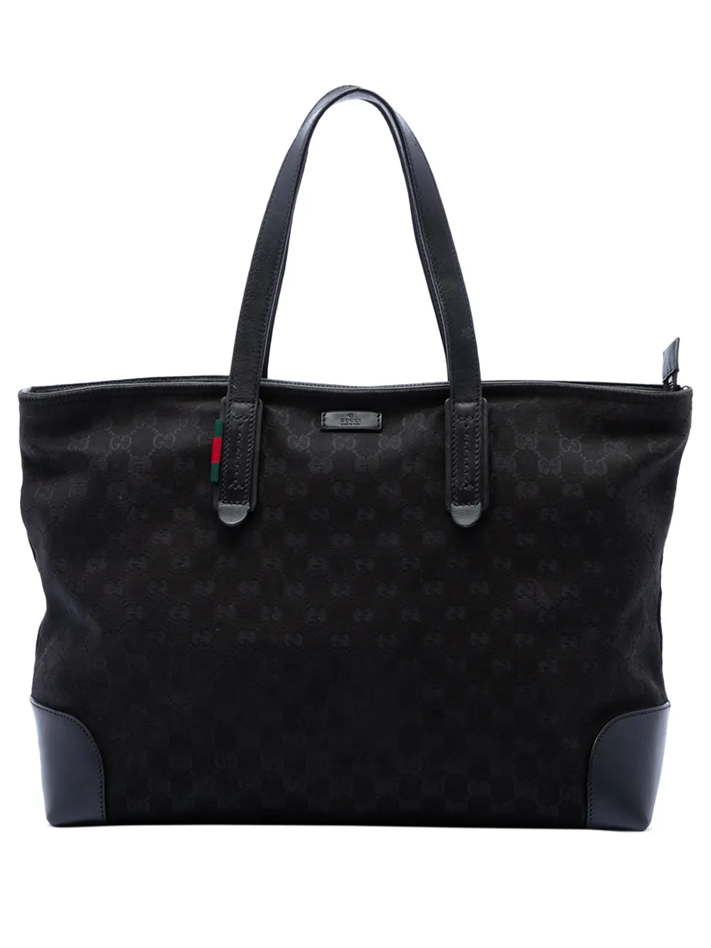Gucci Pre-Owned 2016-2026 GG Canvas Web tote bag - Schwarz
