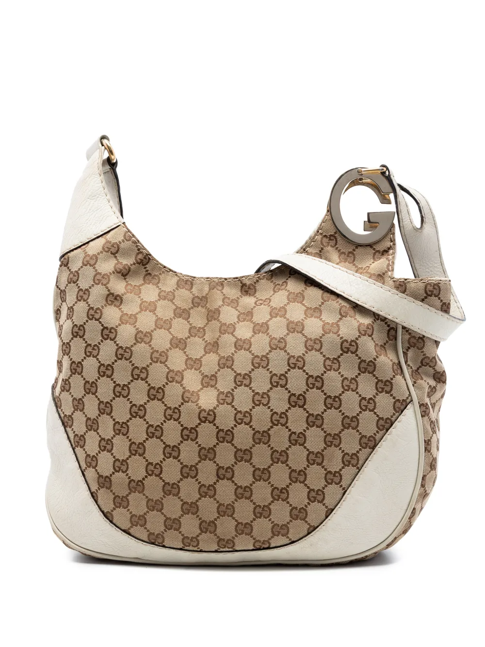 Gucci Pre-Owned 2016-2026 GG Canvas Charlotte crossbody bag - Bianco