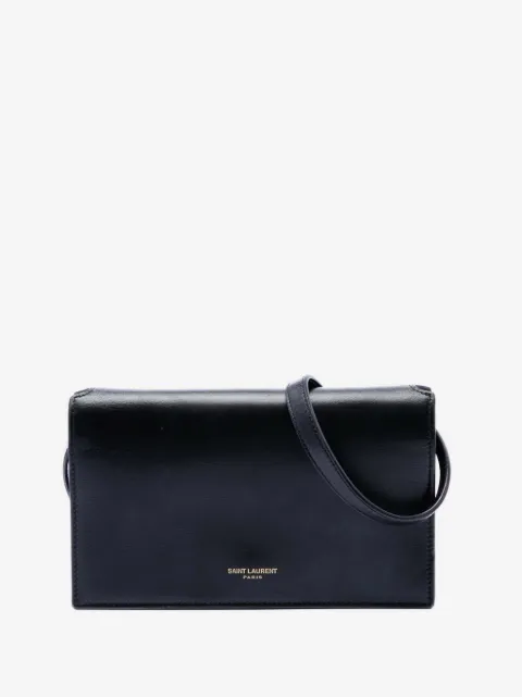 Saint Laurent Pre-Owned bolsa crossbody de piel de becerro suave 2023