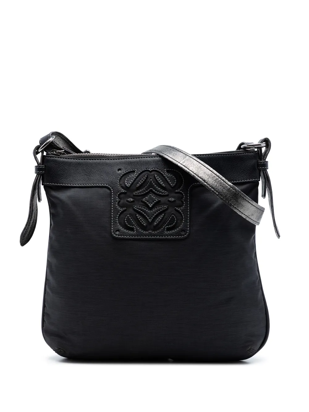 Loewe Pre-Owned 2008 Nylon Anagram crossbody bag - Black