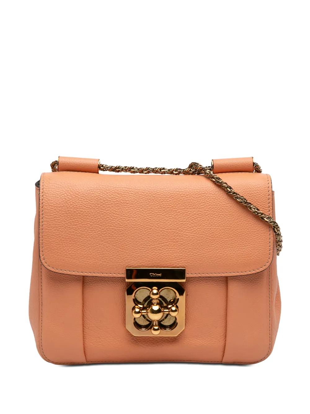Chloé Pre-Owned 2012 Small Leather Elsie crossbody bag - Arancione