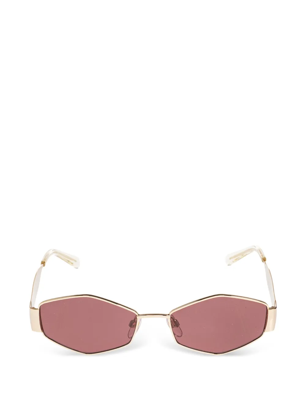 Marc Jacobs geometric-frame sunglasses - Gold