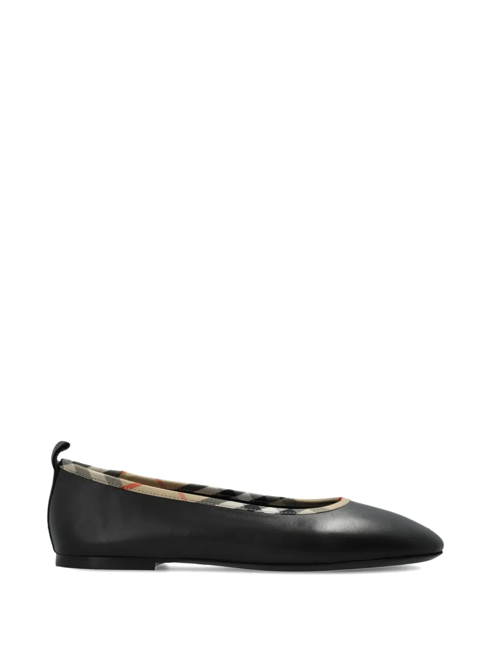 Burberry Robin leather ballet flats - Nero