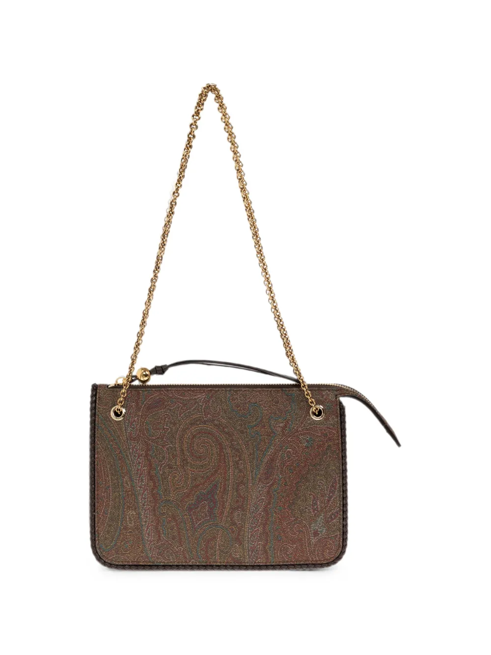 ETRO Arnica paisley-print shoulder bag - Brown