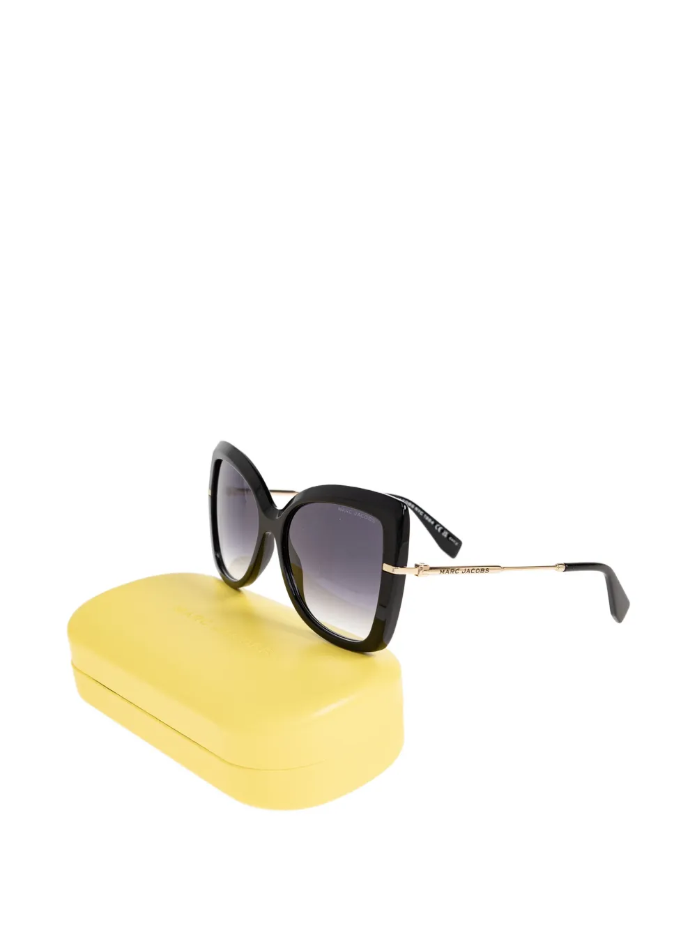 Marc Jacobs Eyewear Zonnebril met geometrisch montuur Zwart