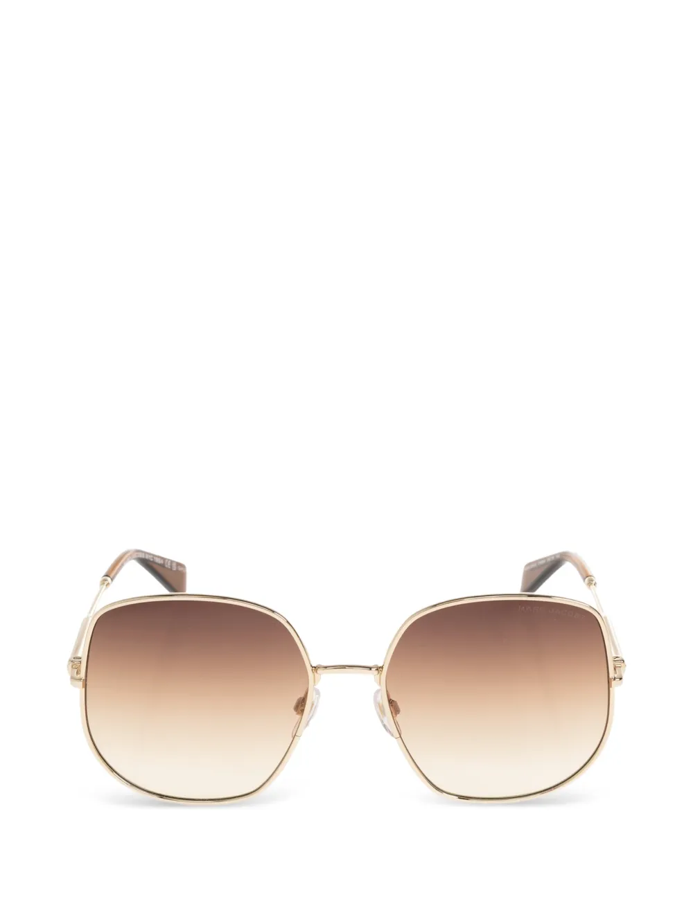 Marc Jacobs Eyewear The Pave J geometric-frame sunglasses - Oro
