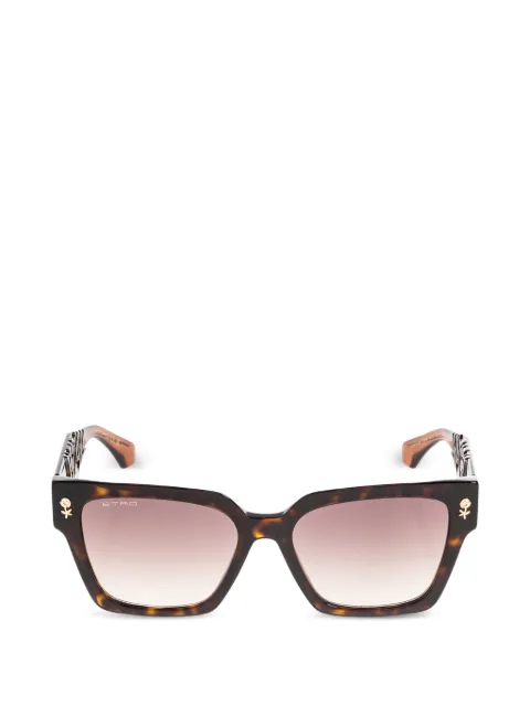 ETRO tortoiseshell-effect square-frame sunglasses
