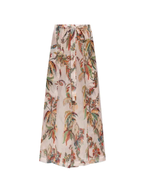 ETRO paisley-print slit-detail palazzo pants