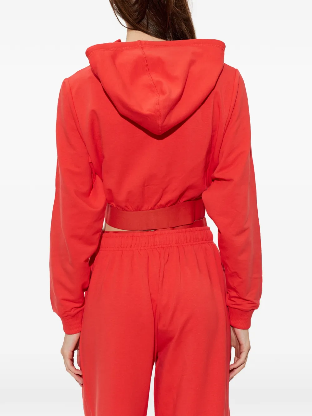 Diesel Hoodie met rits Rood