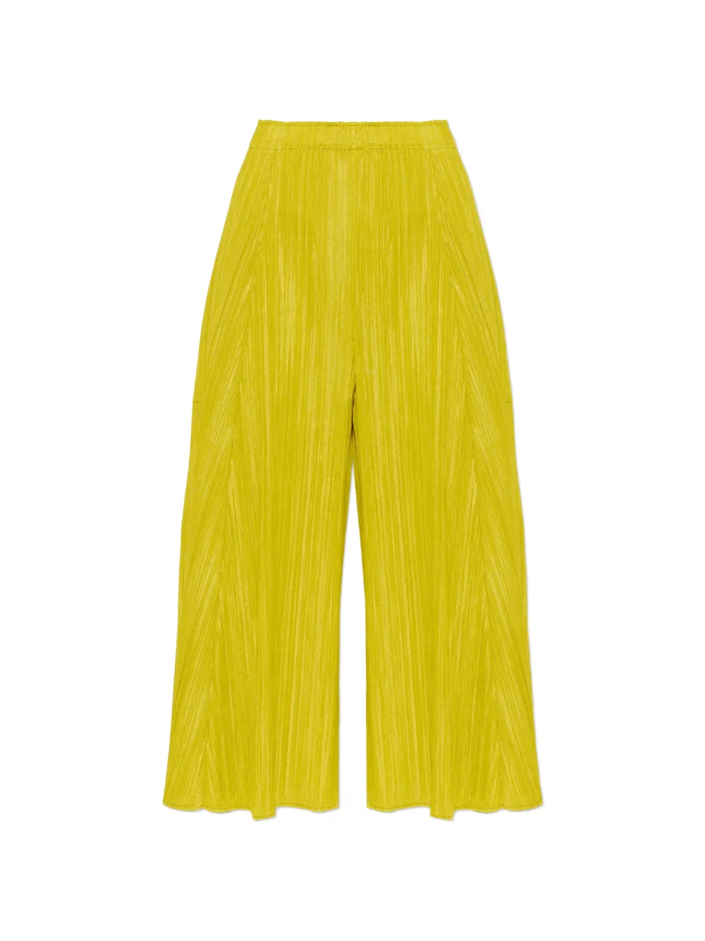 Pleats Please Issey Miyake Mellow pleated trousers - Giallo