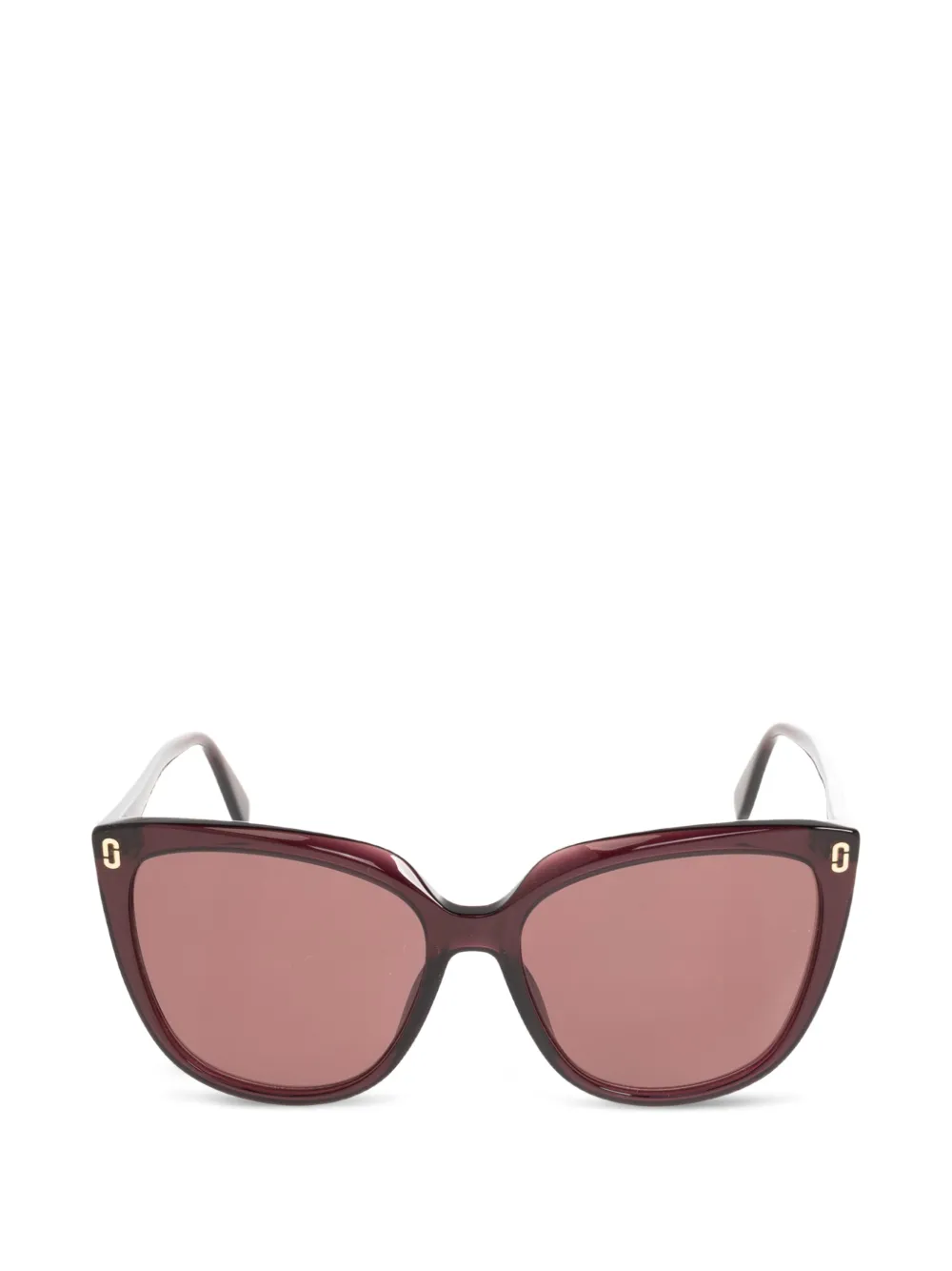 Marc Jacobs logo-plaque cat-eye sunglasses - Rosso