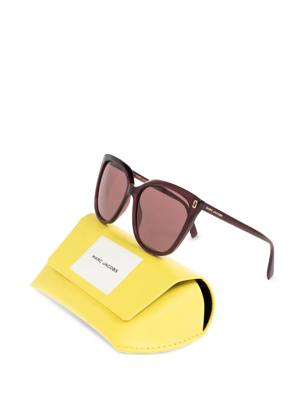 Marc Jacobs Eyewear Zonnebril met cat-eye montuur Rood