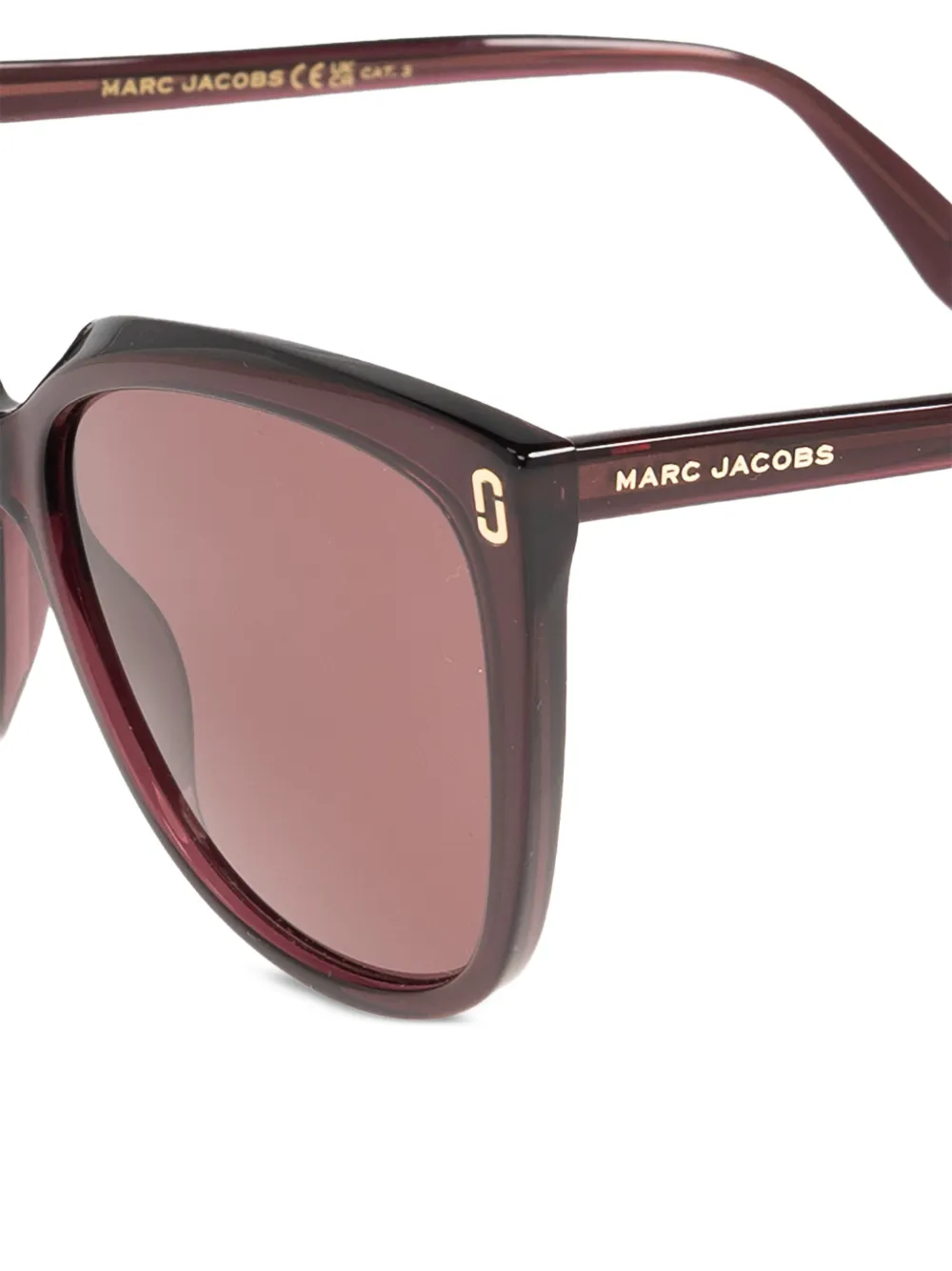 Marc Jacobs Eyewear Zonnebril met cat-eye montuur Rood