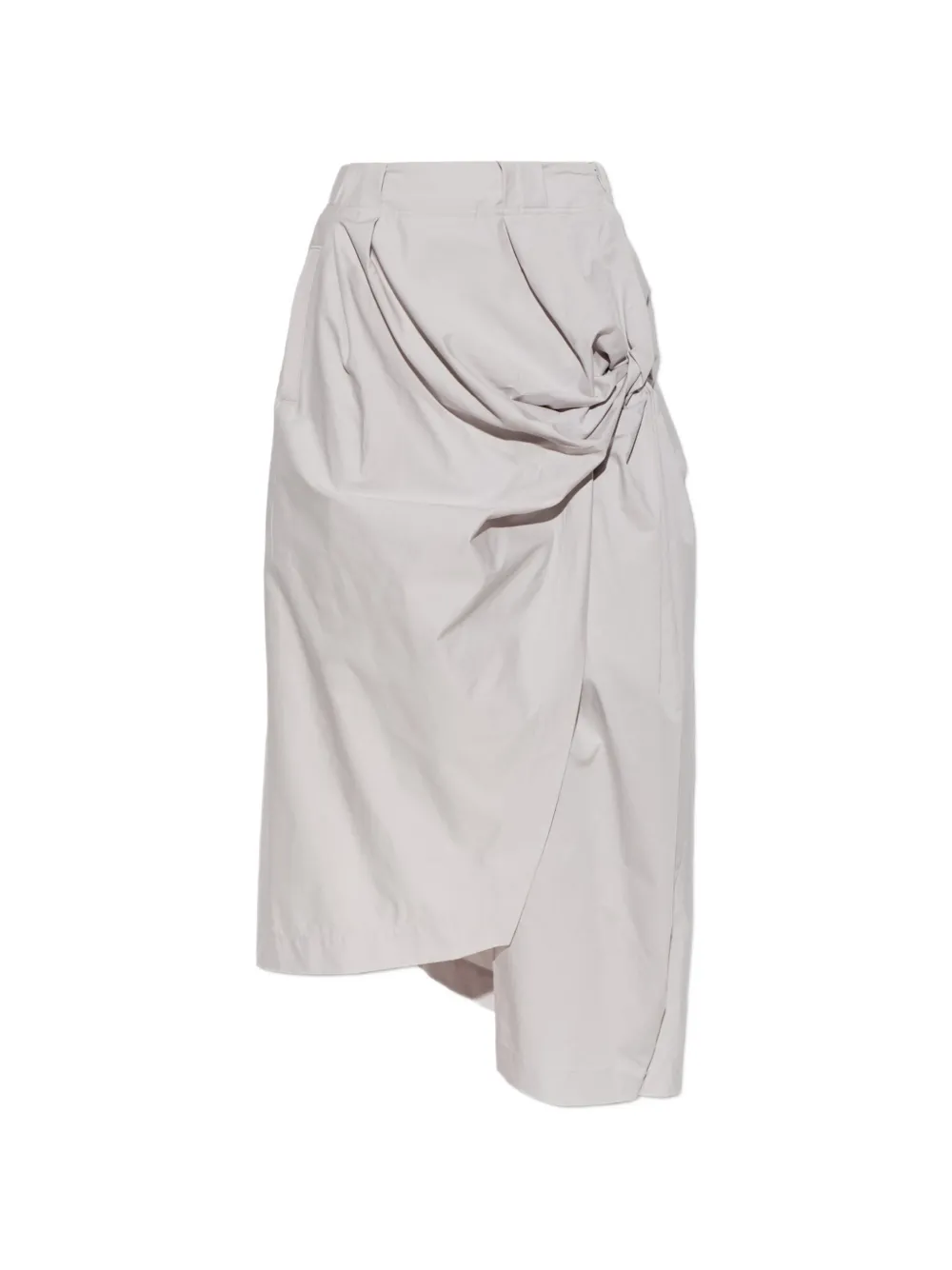 Issey Miyake Asymmetrischer Midirock - Grau