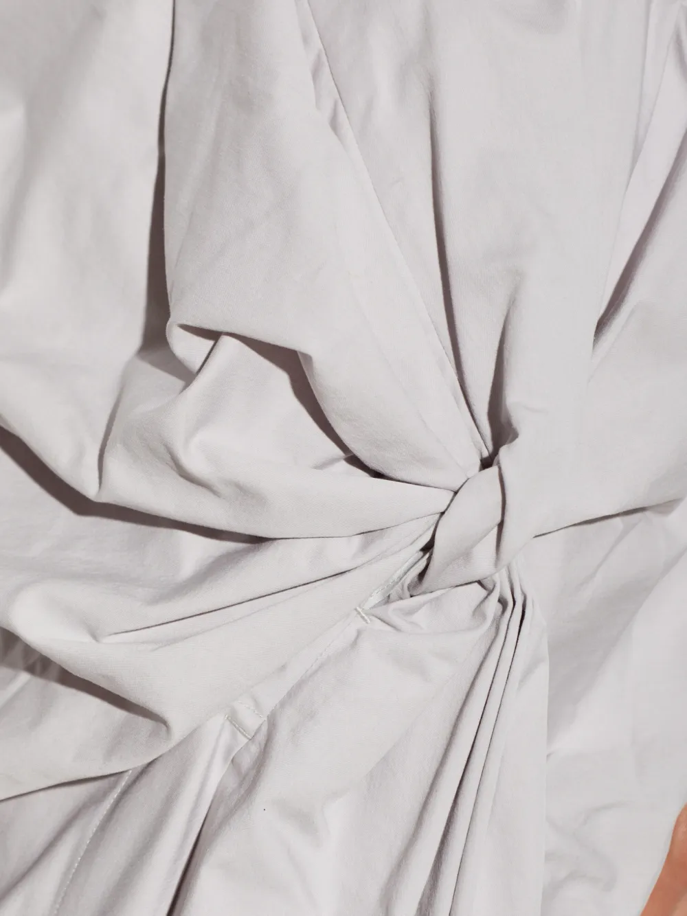 Issey Miyake Gedrapeerde midi-rok Grijs