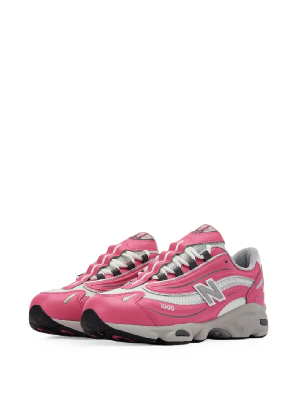 New Balance Kids 1000 lace-up sneakers Roze