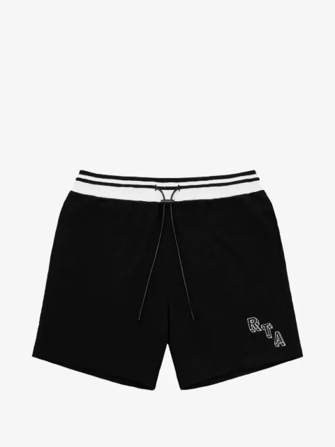 RTA Peyton logo-print shorts