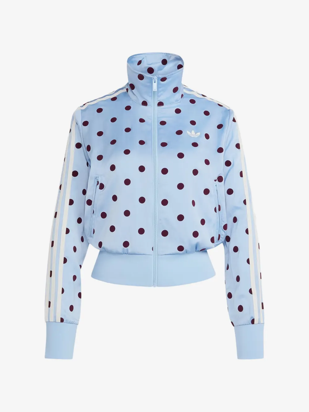 polka-dot track jacket