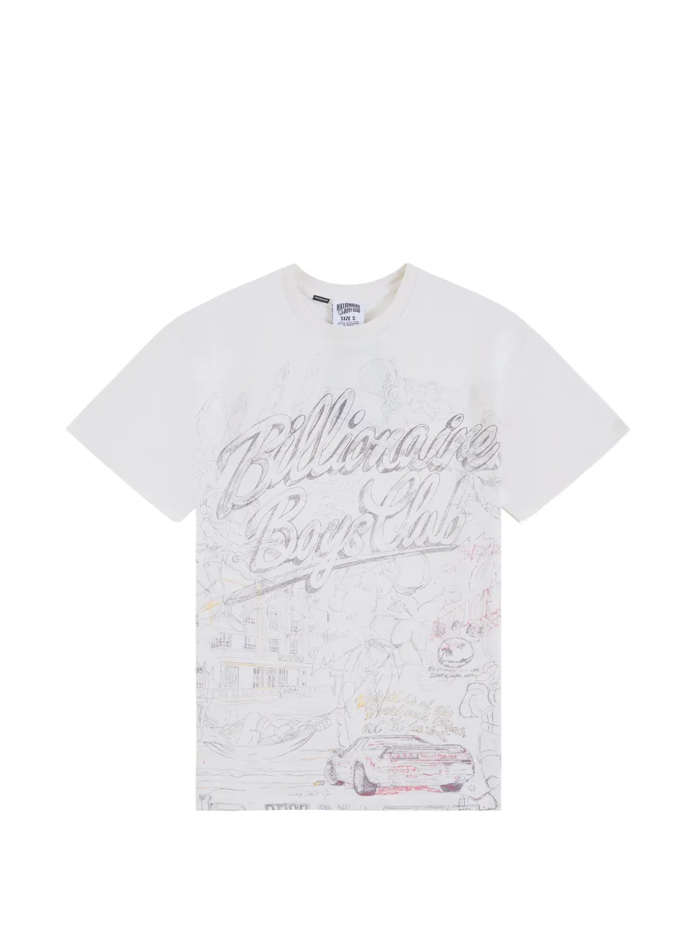 Billionaire Boys Club sketch-print T-shirt - Viola