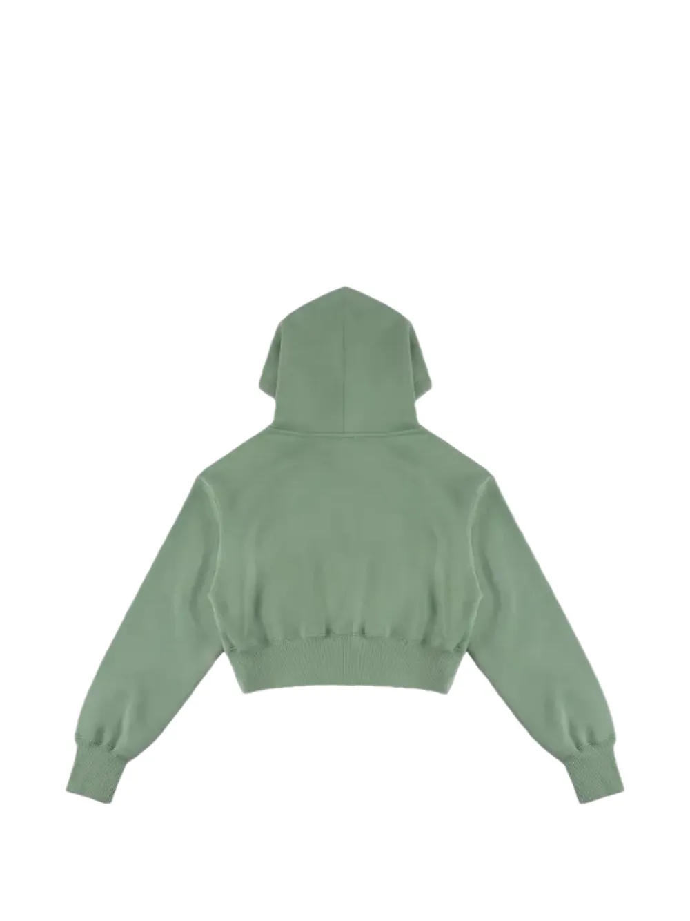 Nike Phoenix Fleece cropped katoenen hoodie met rits Groen