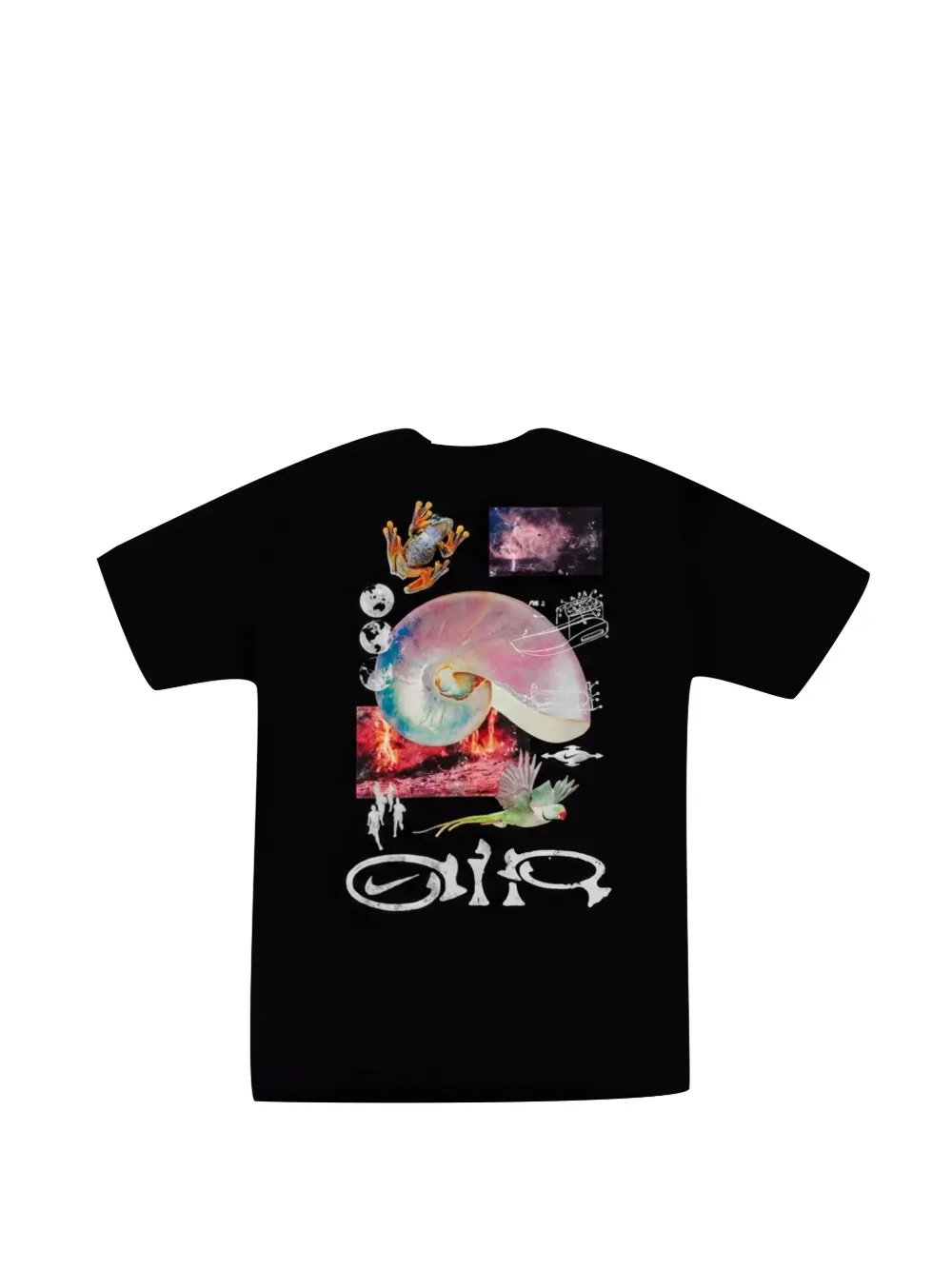 Nike T-shirt met grafische print Zwart